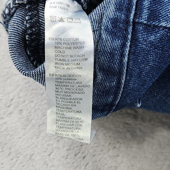 NEW Denim Blvd Mom Jeans Womens Size 3 Blue High Rise Front Seam Tapered Leg - Picture 7 of 12